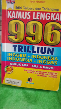Image of Kamus Lengkap 996 Trilliun Inggris-Indonesia
Indonesia-Inggris