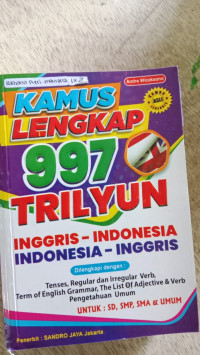 Image of Kamus lengkap 997 trilyun inggris indonesia