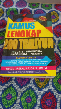Image of Kamus lengkap 200 triliyun Inggris-Indonesia
Indonesia-Inggris