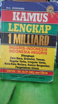 Image of Kamus Lengkap 1 Milliard Inggris-Indonesia 
Indonesia-Inggris